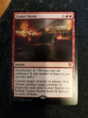 1x MTG Magic The Gathering TCG Comet Storm - Rare - Commander.