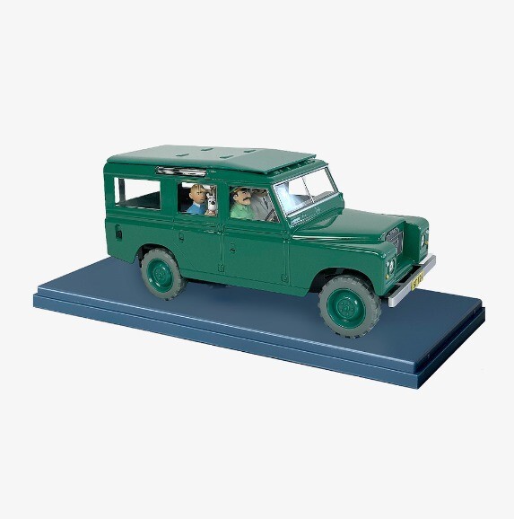 HERGE TINTIN THE LAND ROVER OF TRENXCOATL #57 Car Figure 1/24