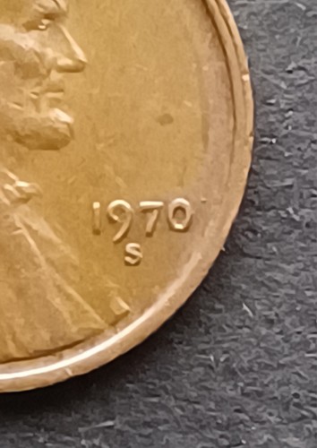 Rare 1970 Lincoln Memorial S Penny - Picture 3 of 3