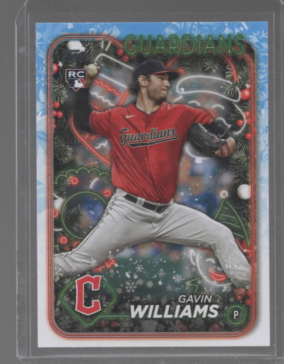 2024 Topps Holiday #242 Gavin Williams Rookie