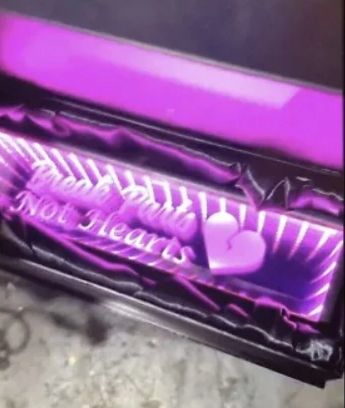 Lucid Collective Infinity Mirror Pink Break Parts Not Hearts Rear View Custom - Image 4 of 4