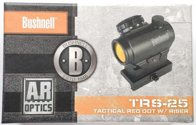 Bushnell TRS-25 Tactical Red Dot W/ Riser AR731306 | eBay