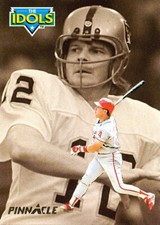 PINNACLE-BASEBALL Ken Stabler RAIDERS Alabama CRIMSON-TIDE  HOF