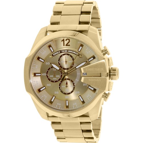 DZ4360 Uomo Diesel Oro Acciaio Inossidabile Orologio al Quarzo Alla Moda |  eBay