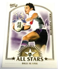 2006 NRL INVINCIBLE CARD NRL ALL STARS CHASE CARD AS6-BILLY SLATER-STORM