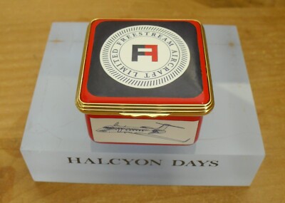 Halcyon Days/Freestream Aircraft Ltd - Privatjets Emaillebox - 2 1/8''