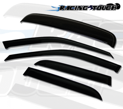 2.0mm Thickness Outside Mount Rain Window Visor For Lexus GS300 GS430 06-11 4pcs
