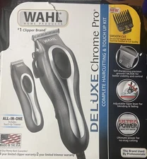 Wahl Deluxe Chrome Pro Trimmer Kit - 79650-1301