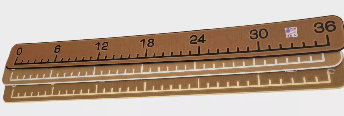 Fishing Ruler Measuring Stick 3M Marine Eva Foam 36 Inch Made in USA Boat