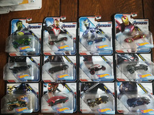 2017 Hot Wheels Marvel Avengers Character Cars Set of 12