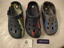 NEW boys  Clogs waterproof pool  BEACH SANDALS shower   CLOGS....,,asst colors