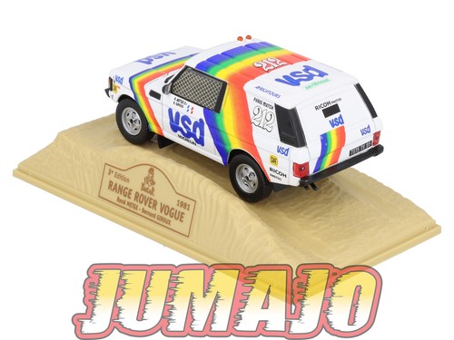 DKR6 1/43 Norev M6 Paris/Dakar : RANGE ROVER Vogue R.Metge WINNER 1981 #212 - Imagen 3 de 9