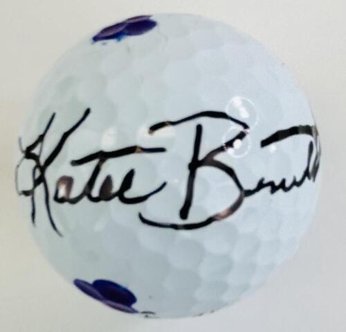 KATIE BURNETT SIGNED TOURNAMENT USED TITLEIST PRO V1 GOLF BALL AUTOGRAPH COA K1 - Afbeelding 1 van 1