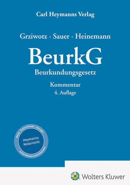 Thumbnail - Beurkg - Beurkundungsgesetz | Herbert Grziwotz, Jörn Heinemann,