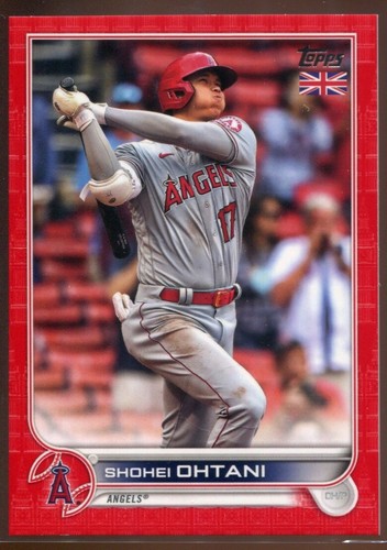 Shohei Ohtani #1 2022 Topps UK Edition BIG BEN /99 Angels Dodgers