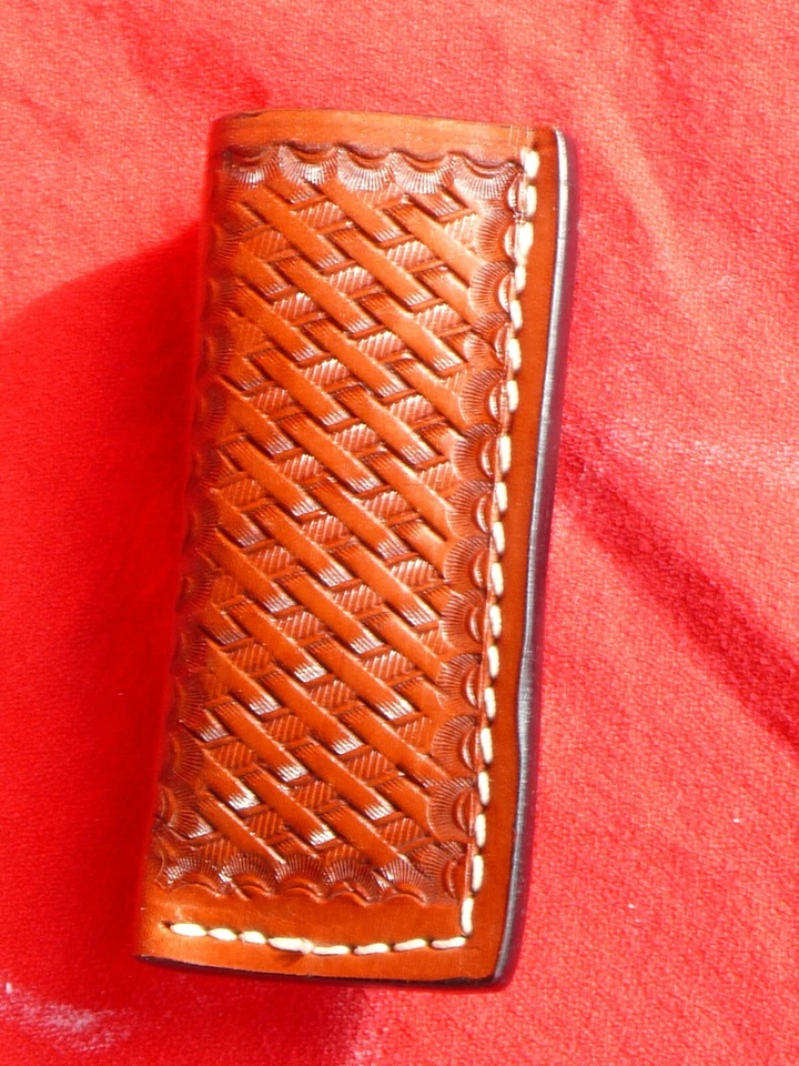 UTILITY BELT 8 PIECE LOT Law Enforcement Police Leather Carrying Pouches - Image 4 of 4