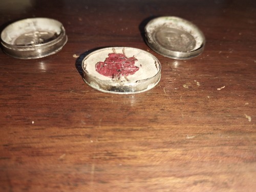 ANCIEN MEDAILLON 6 RELIQUES RELIQAIRES ST PAUL ST JOSEPH Ste Therese ARGENT - Imagen 5 de 9