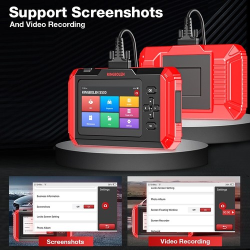 2025 KINGBOLEN S500 Car OBD2 Scanner Diagnostic Tool Engine ABS SRS Code Reader - Bild 7 von 19