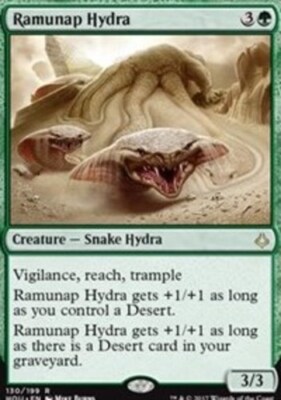 [4x] Ramunap Hydra - Foil Near Mint, English Hour of Devastation MTG Magic
