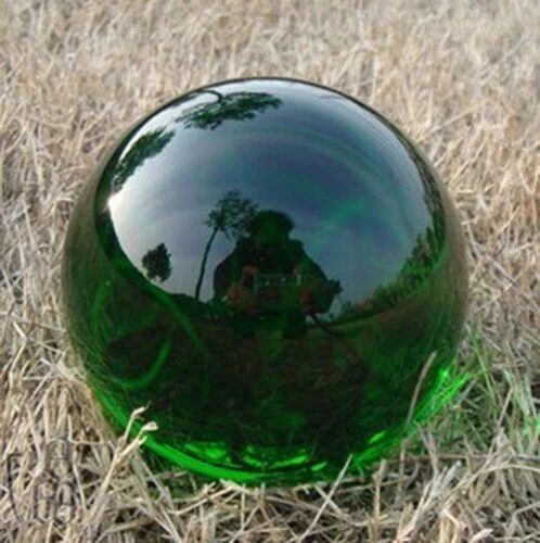 40-100mm Natural Green Obsidian Sphere Large Crystal Ball Healing Stone - Picture 1 of 10