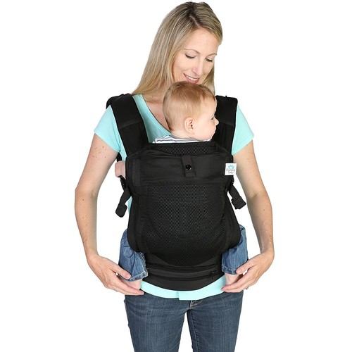 Blooming Baby Airpod Carrier with Infant Insert in Black - Picture 3 of 8