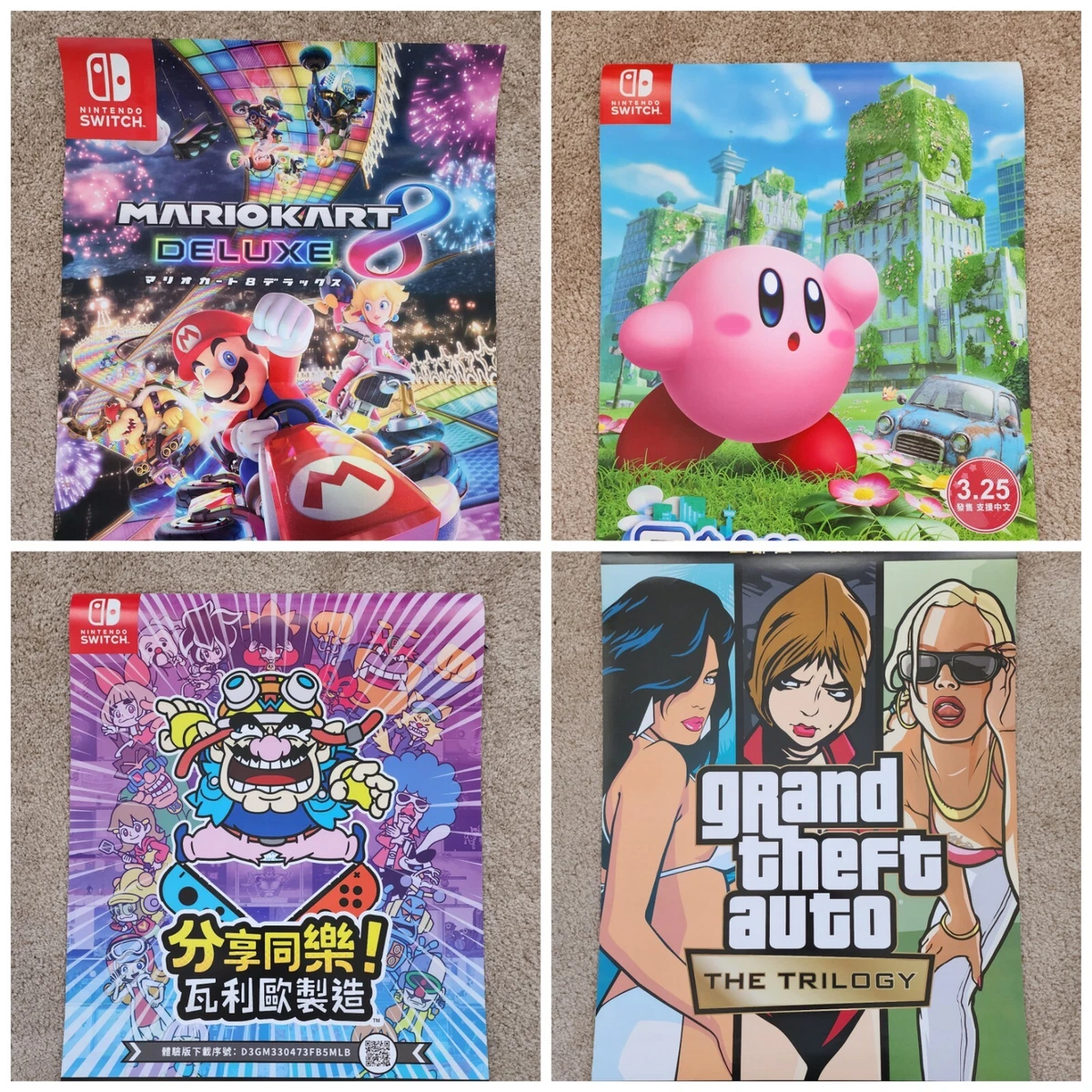 Mario kart online switch light