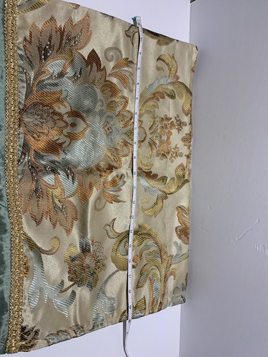Tapestry Style Valance With Bead / Fringe Floral Design 80 X 18” RN 111920 - Picture 7 of 13
