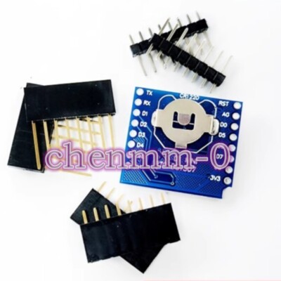 1PCS RTC DS1307 (Real Time Clock) + battery - Shield for WeMos D1 #YT