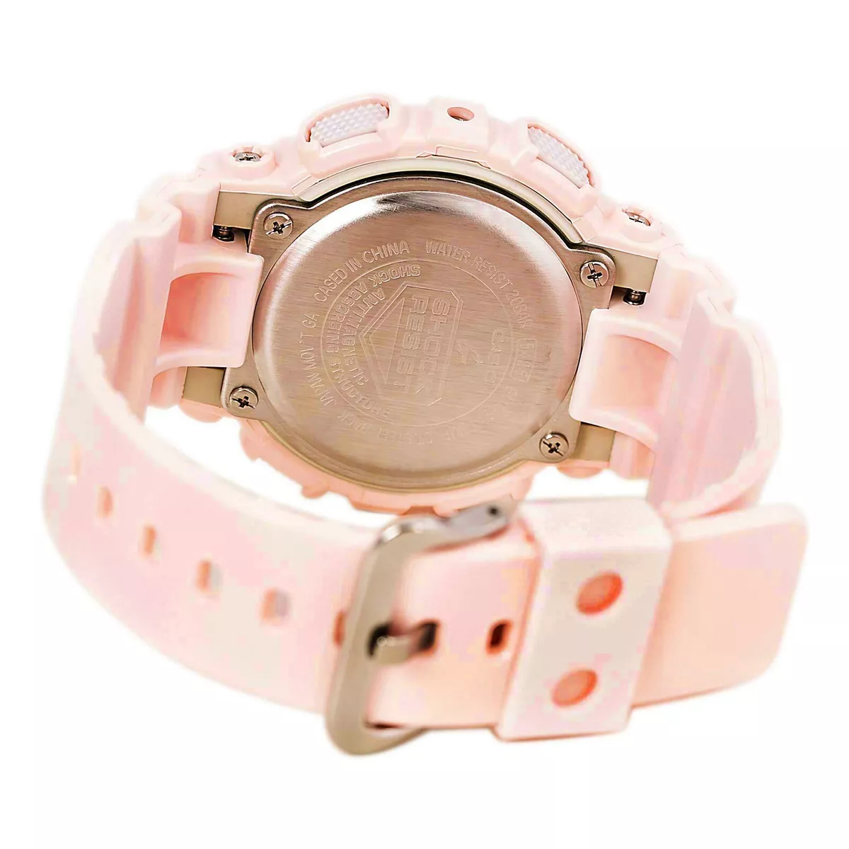 Casio Women s Watch G Shock S Series Pink Grey Dial Strap GMAS110MP 4A1