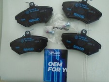 Pagid T5098 BRAKE PADS SET FRONT FITS AUDI A4. 94-01 & VW. Passat 96-00
