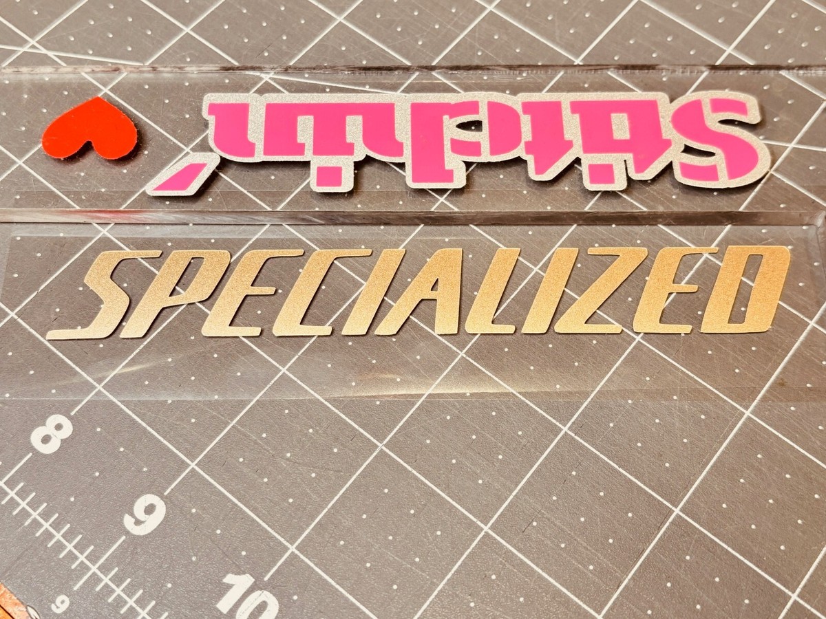 12 Pc. Specialized Bikes Die Cut Vinyl Decal Set MTB Road Gravel