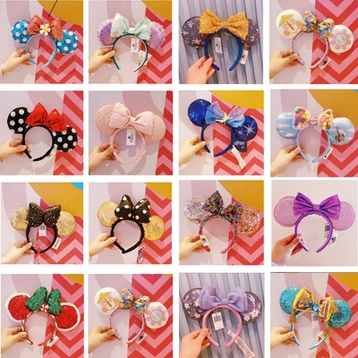 200Styles Disney-Parks Bow Mickey Bow Minnie Maus Ohren Sammlung Stirnband