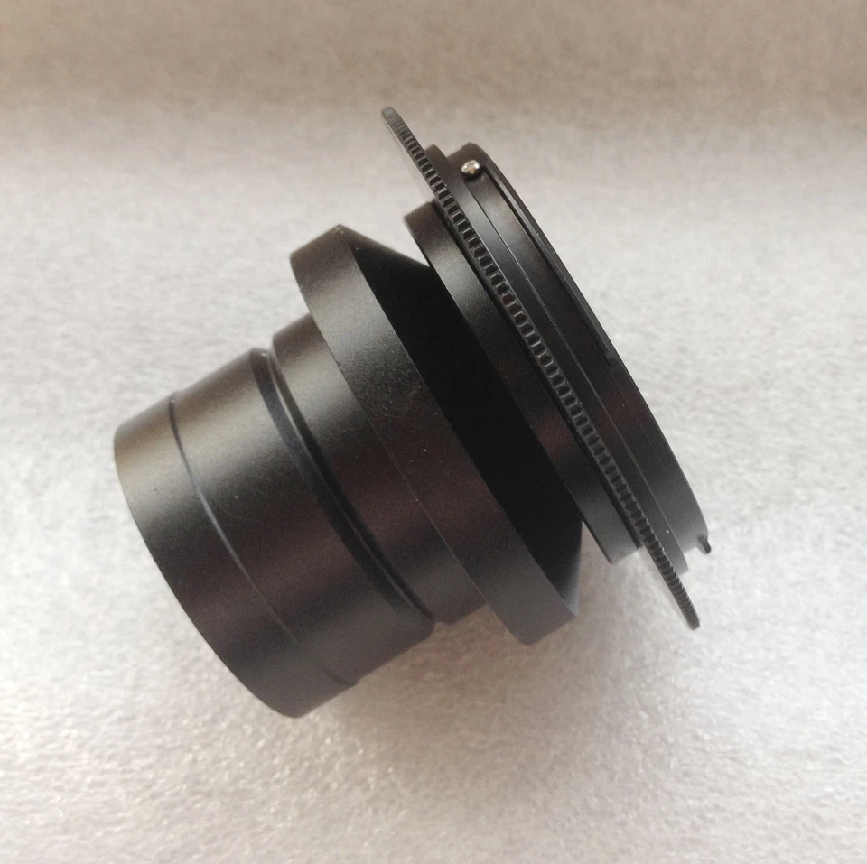 Canon EOS bayonet adapter to NIKON MICROSCOPE phototube ISO38 Leica Wild Leitz - Image 2 of 4