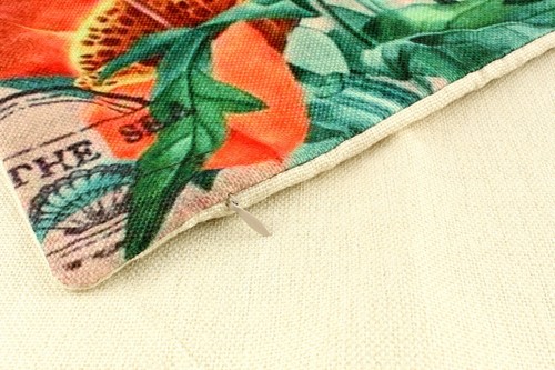 *Backrest Cushion Pillow Cover Multicolor - Picture 3 of 4