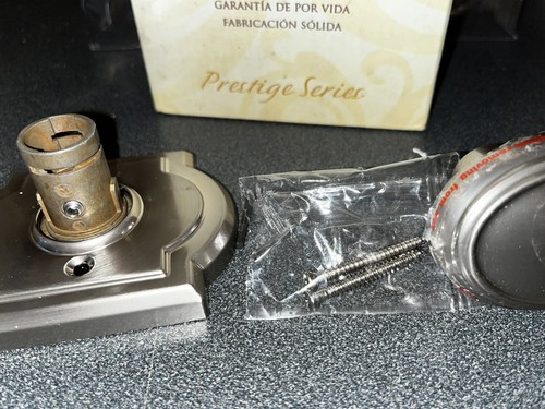 Baldwin Solid Satin Nickel Inactive Prestige series NEW NEW - Picture 5 of 5