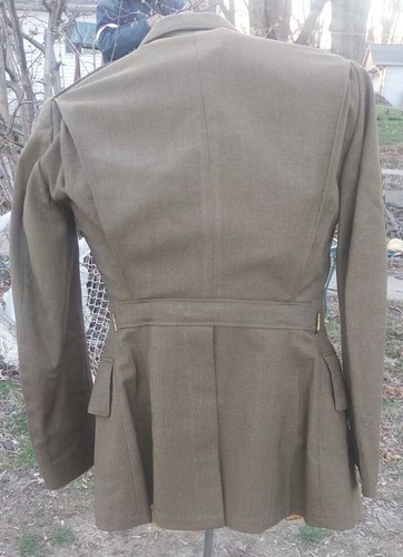 Chaqueta de 4 bolsillos del Cuerpo Aéreo del Ejército de los Estados Unidos de la Segunda Guerra Mundial talla 36l lingotes parche lavandería # - Imagen 5 de 8