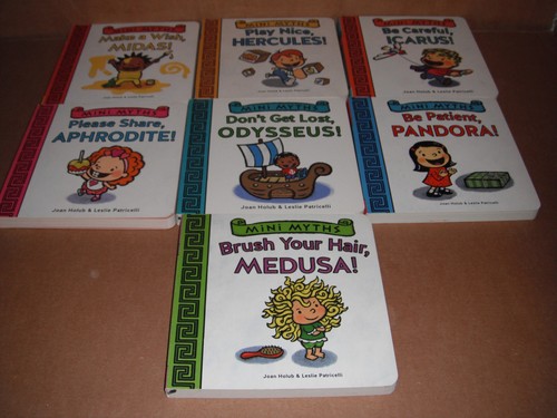 Lot of 7 Mini Myths Board Books by Joan Holub - Picture 2 of 3