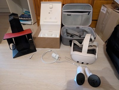 Meta Quest 3 128GB VR-Brille + Controller + OVP + viel Zubehör