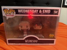 Wednesday & Enid Funko Pop! Moment 1541 SDCC 2024 Limited Edition W/ Protector
