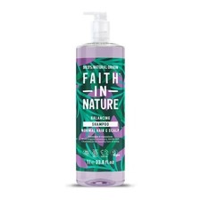 Faith in Nature Balancing Shampoo Lavender & Geranium 1L Healthy Hair & Scalp 11.90 per litre