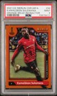 2021-22 Topps Merlin RC Kamaldeen Sulemana #94 Orange Mojo Refractor /25 PSA 9