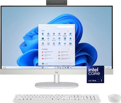 HP - 27'' Full HD Touch-Screen All-in-One with Adjustable Height - Intel Core ...