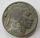 Lot of (2) 1920 something "Buffalo Nickel" flat ground, dates worn , KM #134