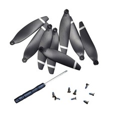 8Pcs Drone Propellers Replacement Easy Installation Repair with Screws Upgrade