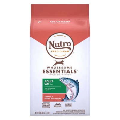 Nutro Adult Cat Salmon & Rice 5 Lbs By Nutro Products, Inc.