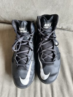 Nike Prime Hype Basketball Sneakers 9 1/2 Mens Black Lace Up