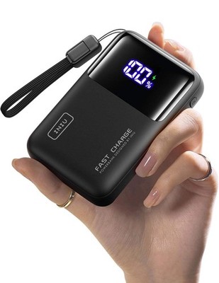 INIU Power Bank, 20000mAh 65W Ultra Compact USB C Laptop Portable Charger, PD QC