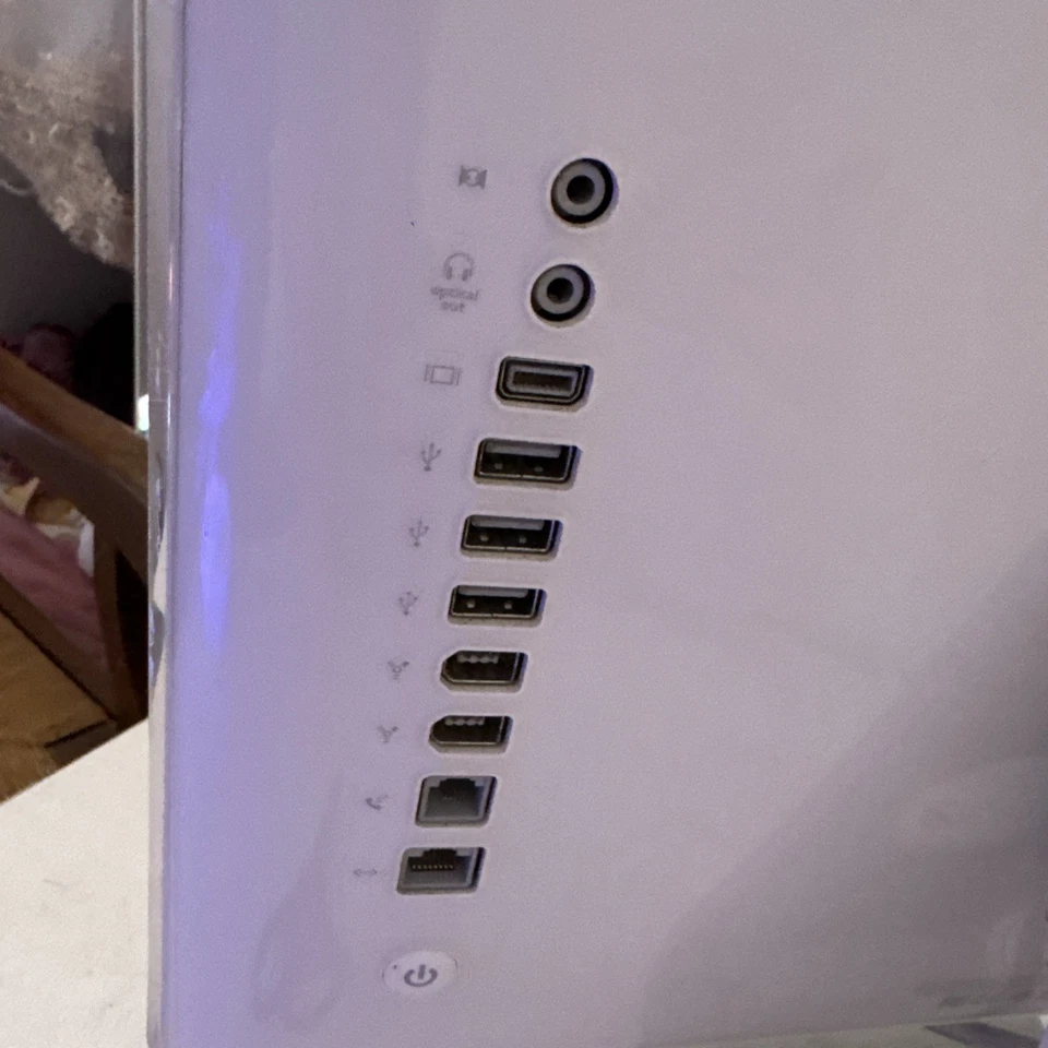 Apple iMac G5 Blanc Fonctionne . rare Dans Cette État Avec Système Os X Ok - Photo 3/4