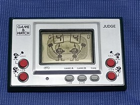 Rare Nintendo Game & Watch Judge, with box, manual, etc.