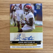 2022 Leaf Valiant John Metchie III Autograph